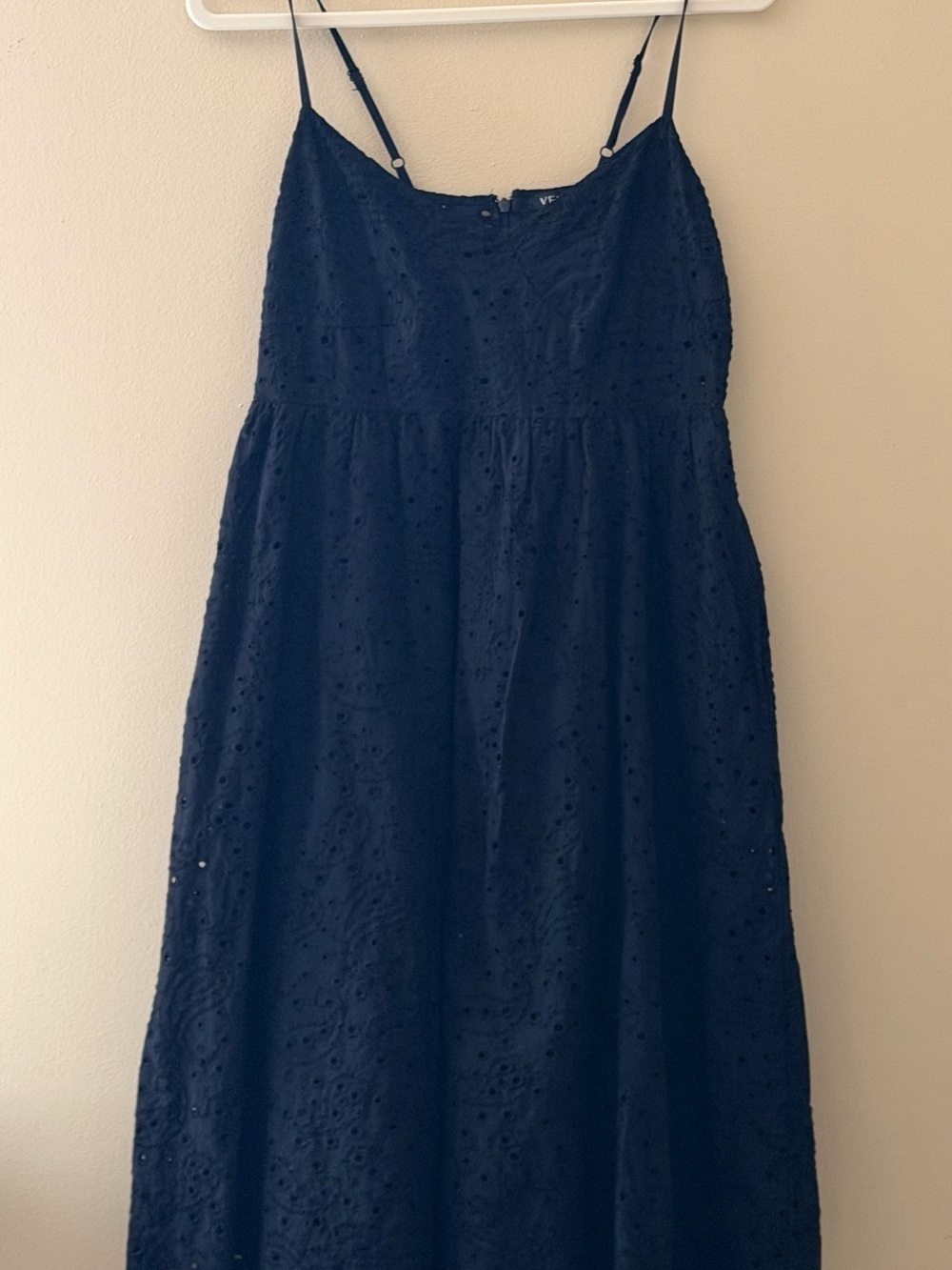 VENUS Black Eyelet-Strap Fit & Flare Dress - Picture 5 of 10